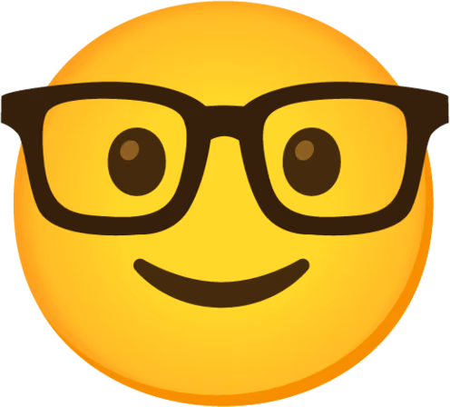 Glasses sticker