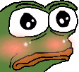 PepeBubzFaceBlush emote