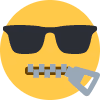 Sunglasses_ZipperMouth emote