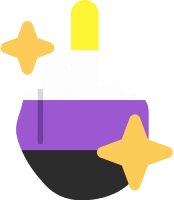enby_middle_finger emoji
