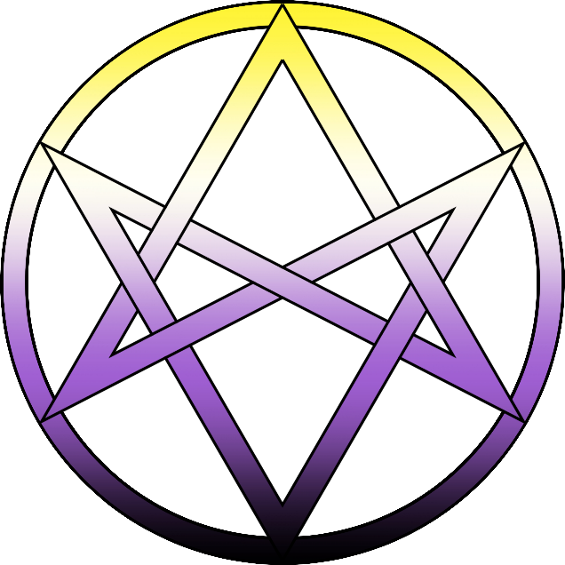 hexagram_nonbinary static emote