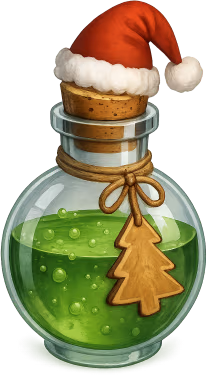 Greenchristmaspotion emote