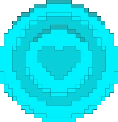 Lightblueheartcoin emote