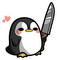 Cute_penguin_knife emote