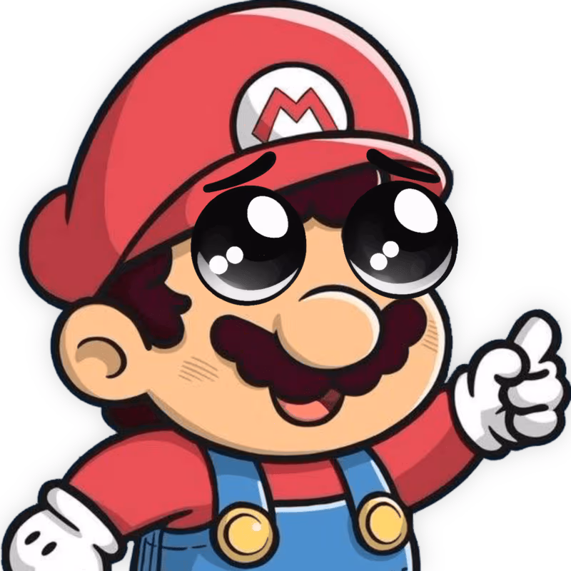 Mario_AdorableSmile emote