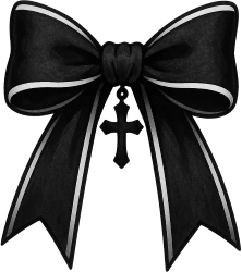 Blackwhitebow2 emote