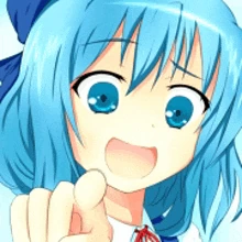 CirnoLookAtYouHaha emote