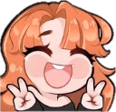 ginger_peace emote