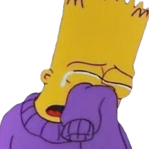 BartCrying emote