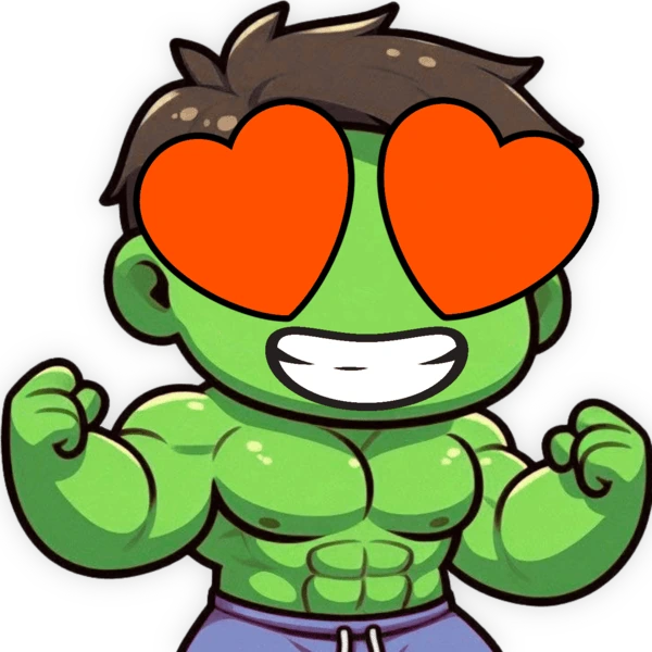 Hulk_HeartOrange emote