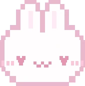 bunnyhearteye emote