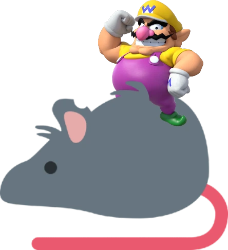 Wario_Riding_A_Rat emoji