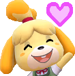 IsabelleHeart emote