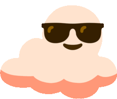 PartyCloudCoolRainbow animated emote