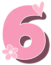 Pink_six_heart_flower emote