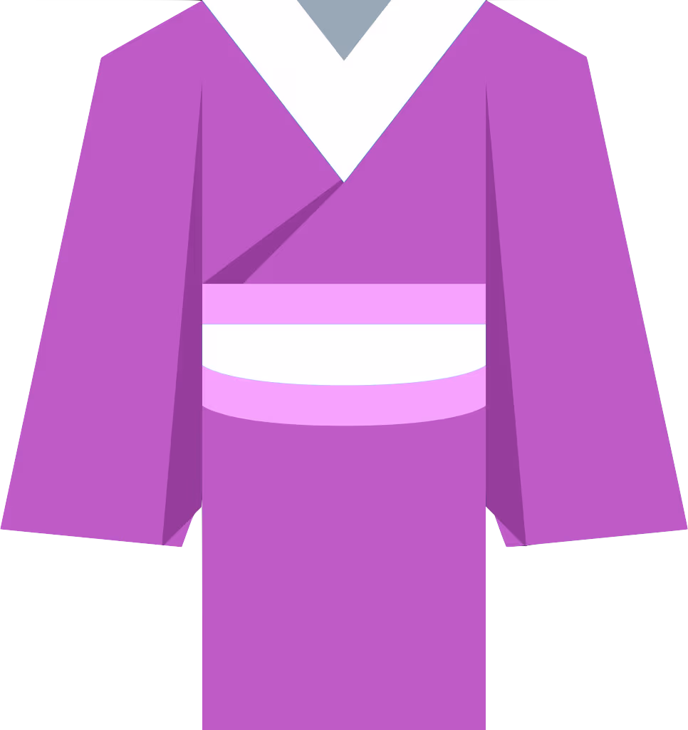 purple_kimono emoji