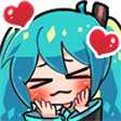 miku_hearts emote