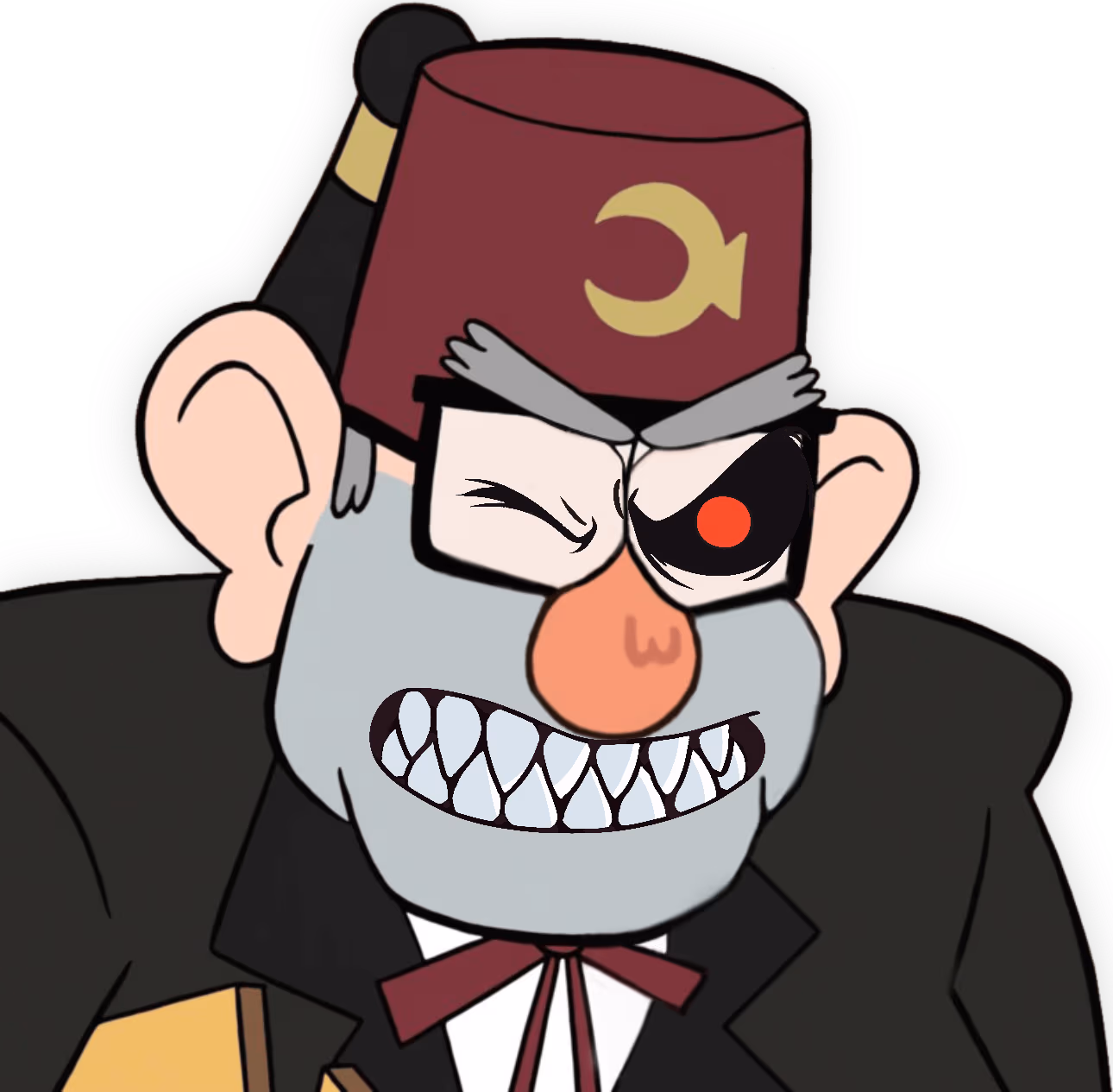 GrunkleStan_Mad emote