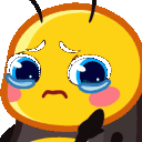 beePout animated emote