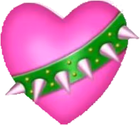 greenpink_heart_bulldogcollar emote