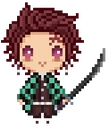 pixel_tanjirou emote