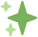 green_sparkles emote