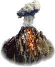 volcano emote