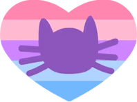 catgenderflagheart emote