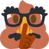 disguised_poop_shushing emote