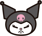 kuromi_pout emote