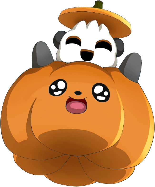 PandaPumpkin emote