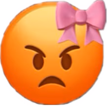 Cuteangry emote