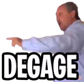 Degage emote