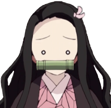 nezuko_disappointed emote