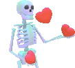 skeleton_jugglehearts emote