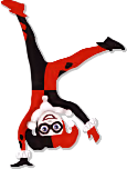 HarleyQuinnCartwheel emote