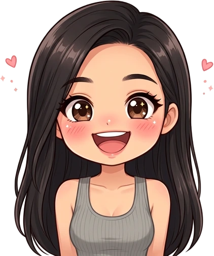 horchata_wearing_pink_showing_happy emote