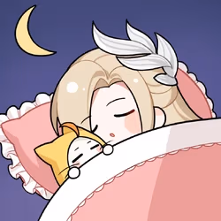 NikkiMomoSleep emote