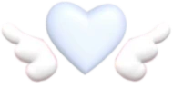 blue_heart_with_wings emote