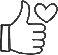 Heart_thumb emote