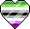 AroaceHeart static emote