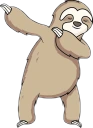 SlothDab emote