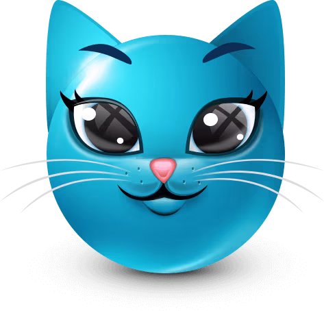 Joobi_Cat_Light_Blue emote