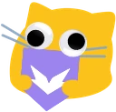 blobcatgooglybravery emote