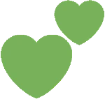 two_green_hearts emote