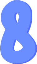 pastelblue_number_eight static emote