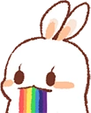bunny_rainbow3 emote