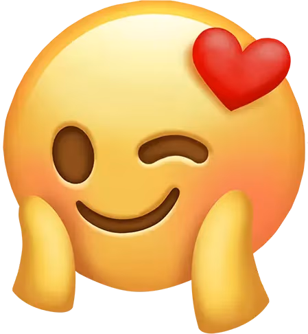 Blush_Wink_Heart emote