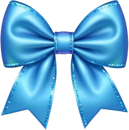Blue_sparkly_bow emote
