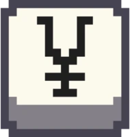 pixel_symbol_yen_and_yuan emoji
